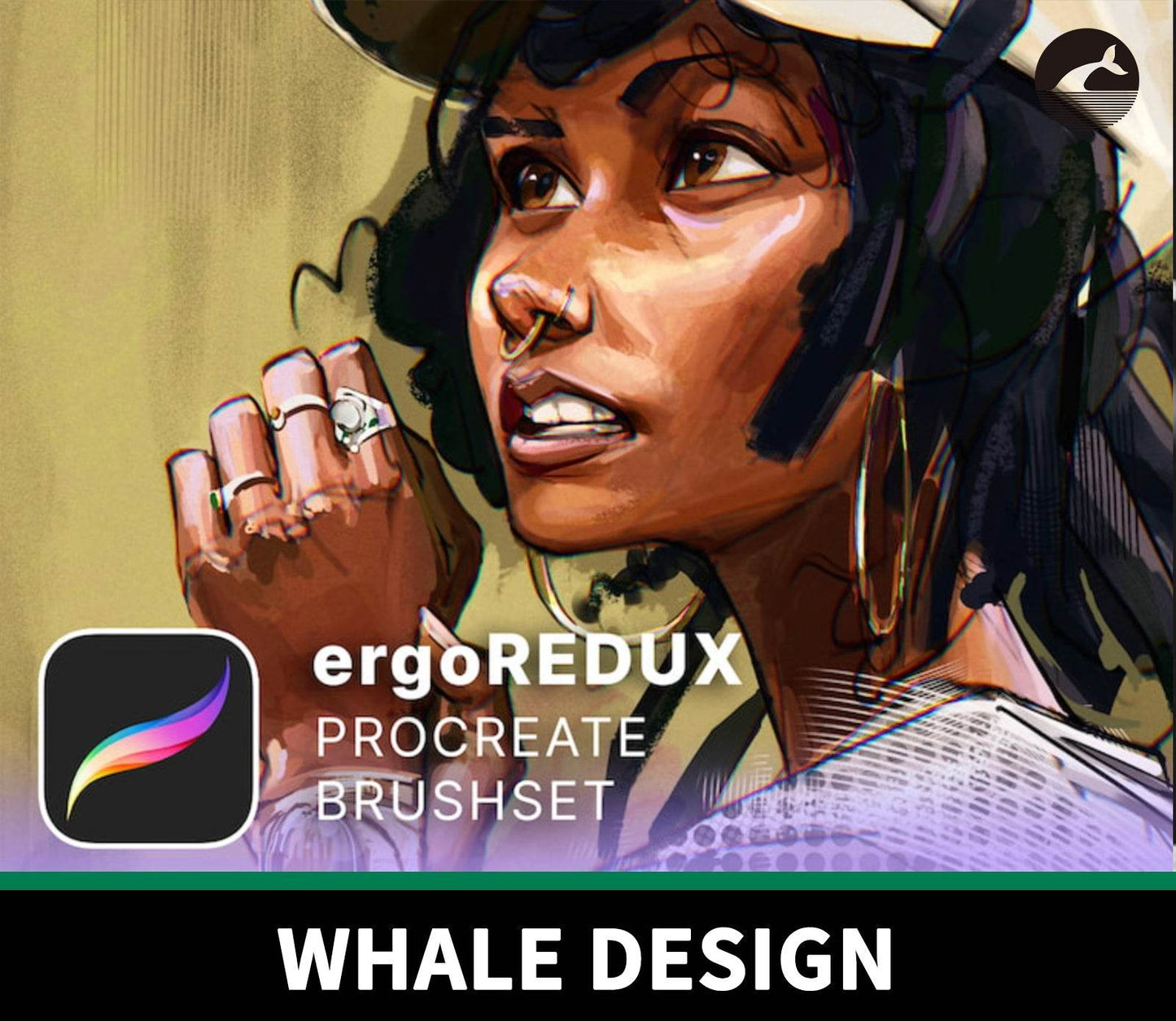 717 ergoREDUX PROCREATE Brush Set - whaledesign