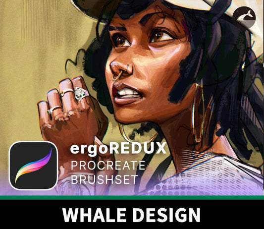 717 ergoREDUX PROCREATE Brush Set - whaledesign
