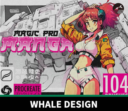 720 Procreate Professional Comic Brush - Magic Pen - whaledesign