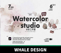 759 The Brush Closest to Real Watercolor Effect on the Entire Network - whaledesign