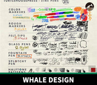 777 Procreate Zine Brush Pack - whaledesign