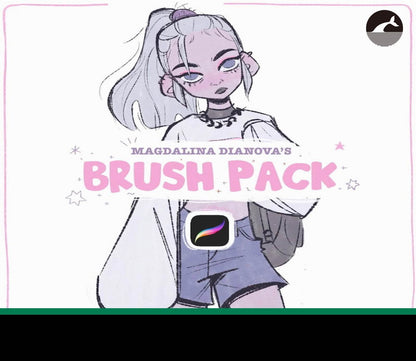 780 Magdalina Dianova Brush Pack - whaledesign