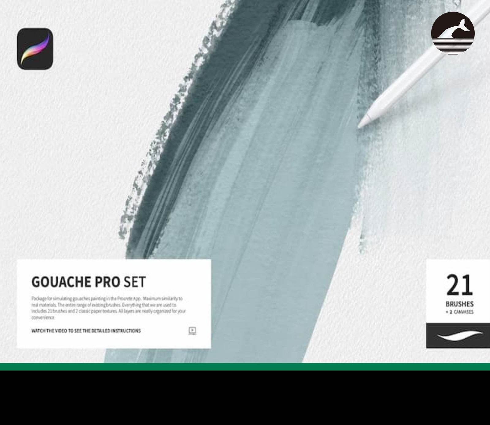 785 Professional Watercolor Brush - whaledesign