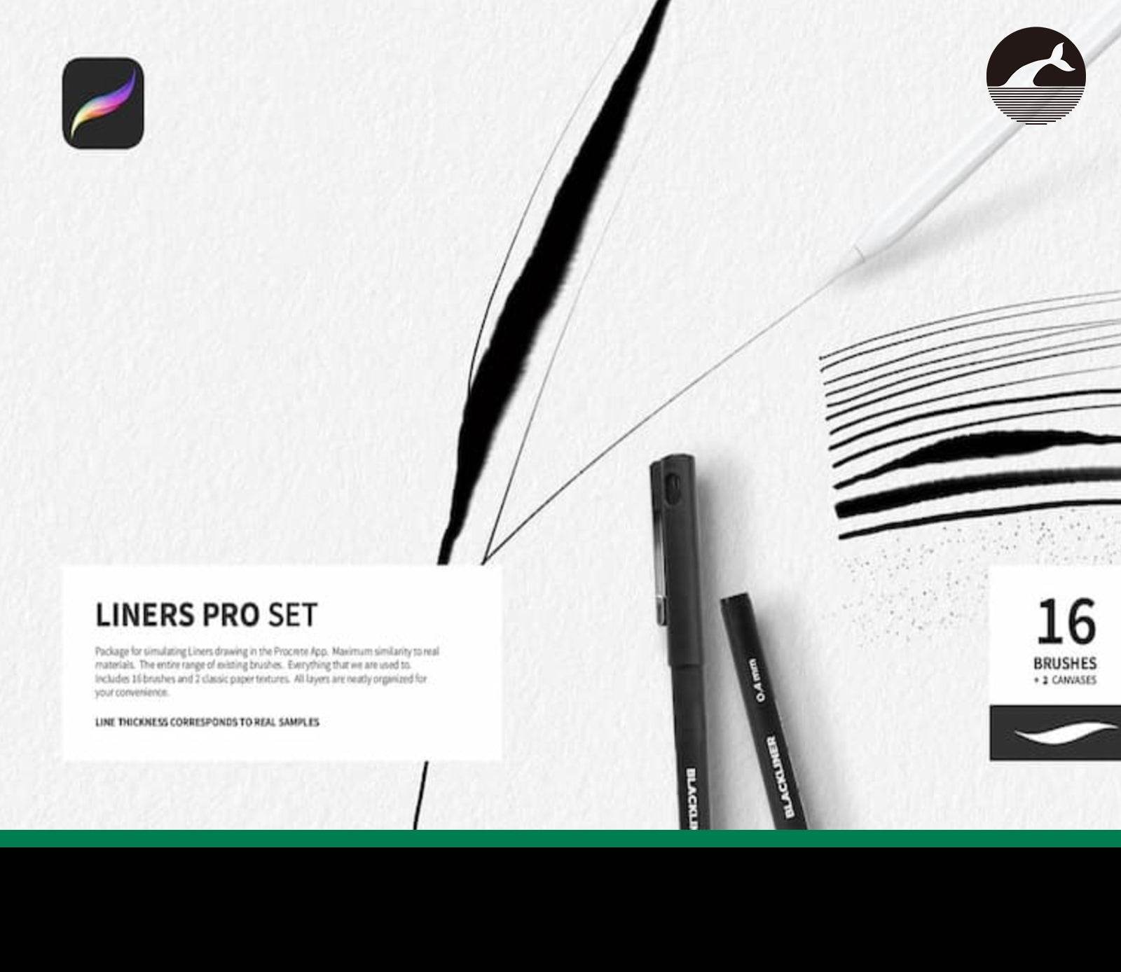 788 Professional Smooth Outlining Brush - whaledesign