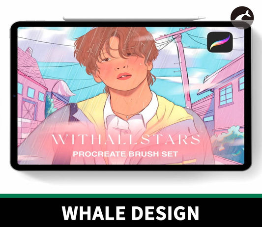 806 WITHALLSTARS Daily Drawing Brushes - whaledesign