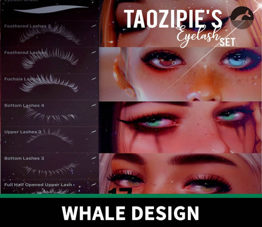 816 Taozipie's Modified Eyelash Brush - whaledesign