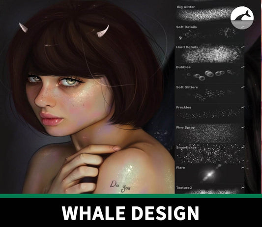 817 Glow and Texture Brushes - whaledesign
