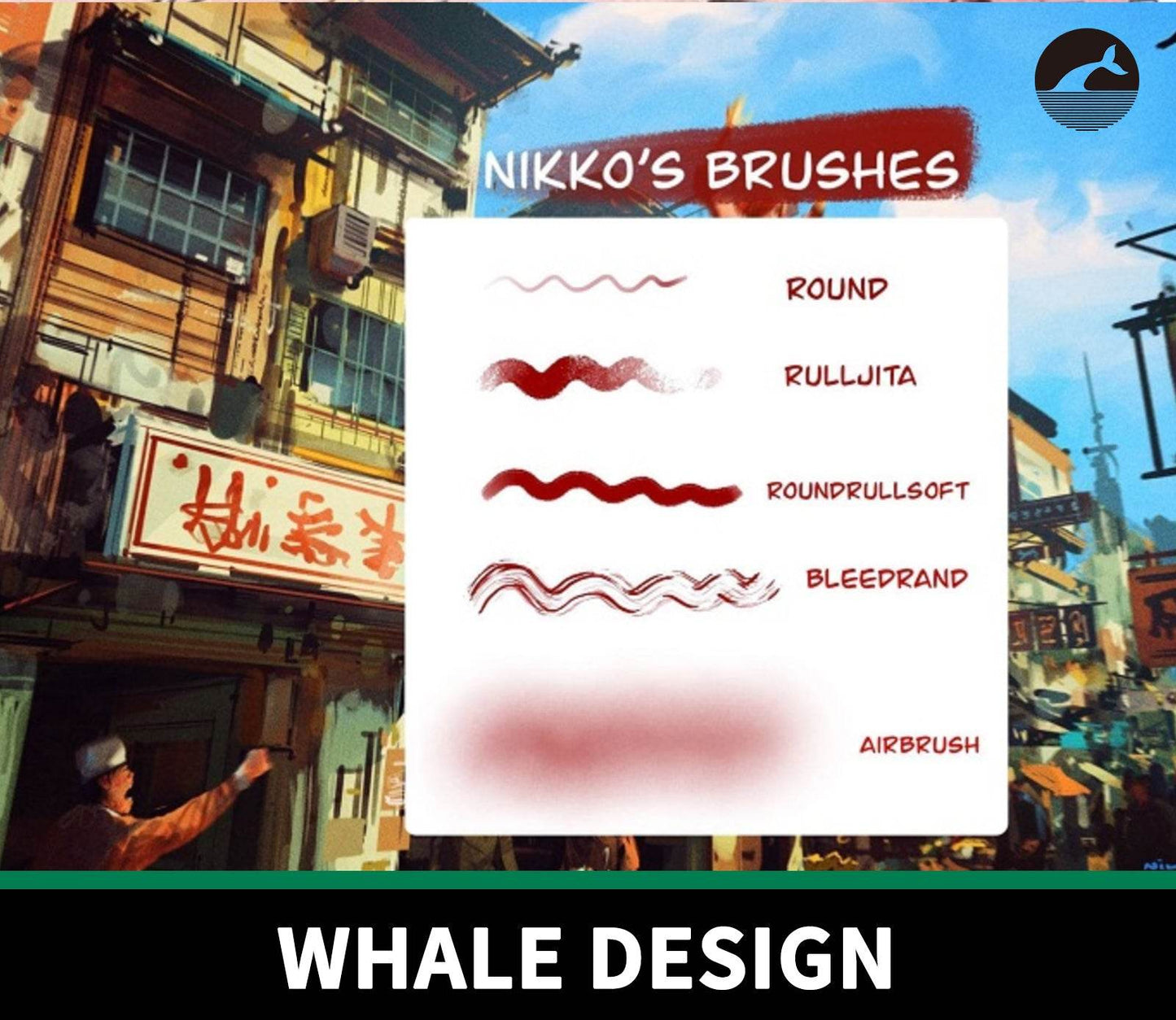 821 Official Community's Favorite Brushes - Nikko Brushes - whaledesign