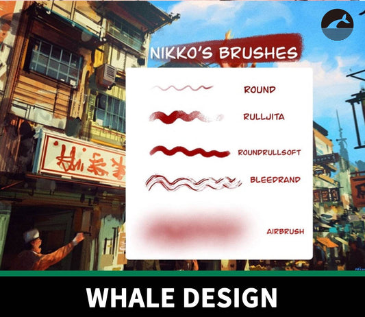 821 Official Community's Favorite Brushes - Nikko Brushes - whaledesign