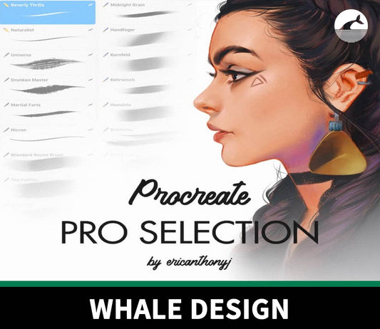 833 Professional Suite of Brush Sets - whaledesign