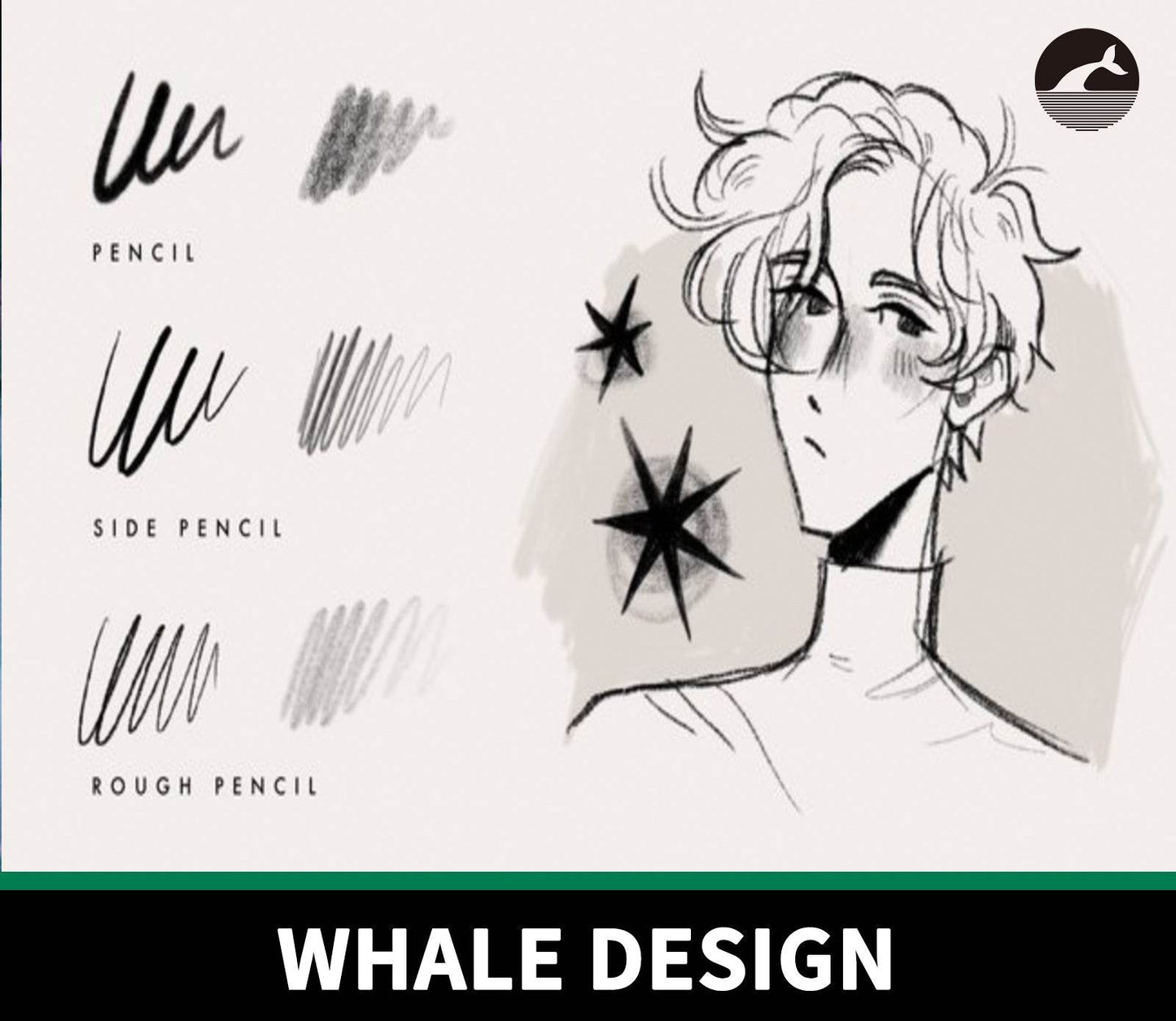 857 Veir Pencil Drawing Brush - whaledesign