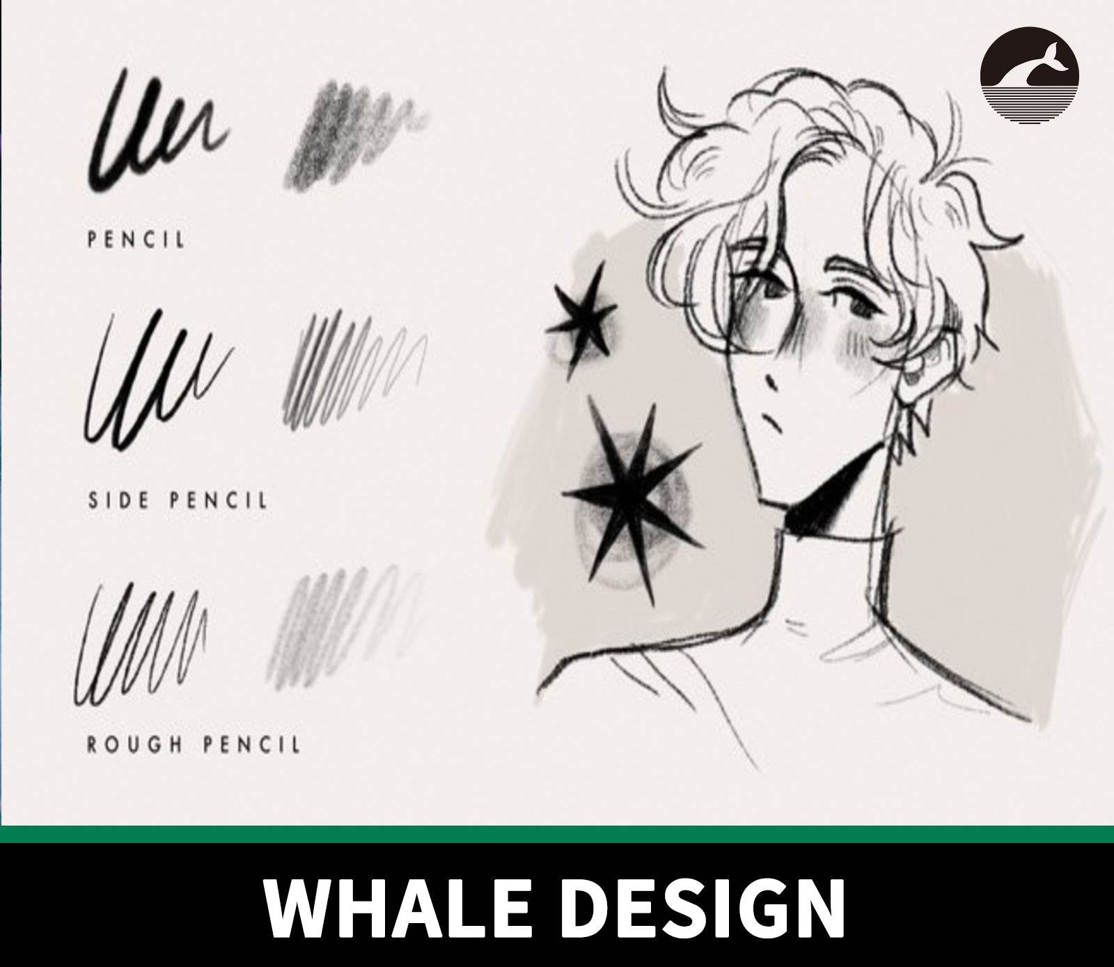 857 Veir Pencil Drawing Brush - whaledesign