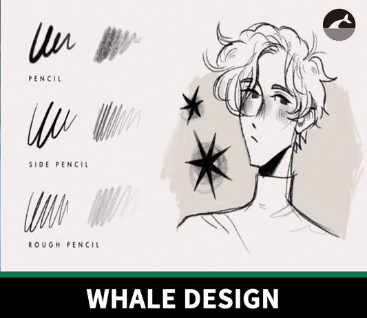 857 Veir Pencil Drawing Brush - whaledesign