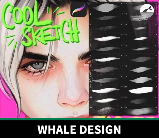 865 Julia Razumova's Cool Sketching Brushes - whaledesign