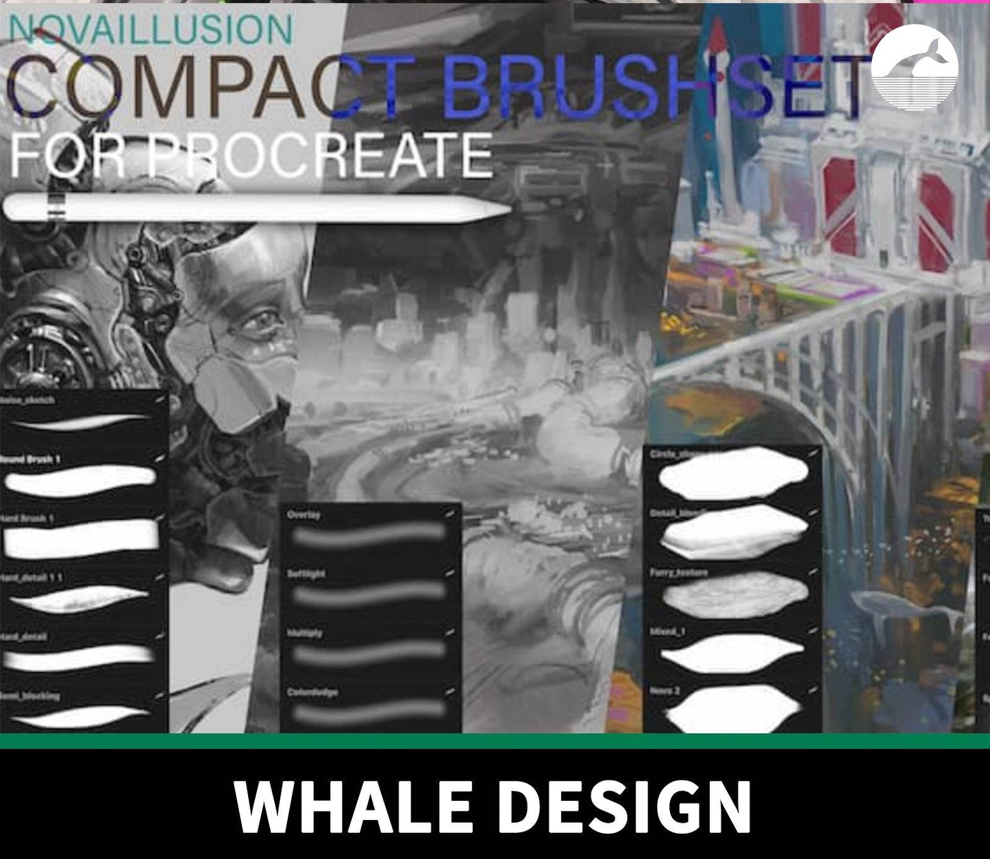 866 Fast Drawing and Sketching Brushes for CG - whaledesign