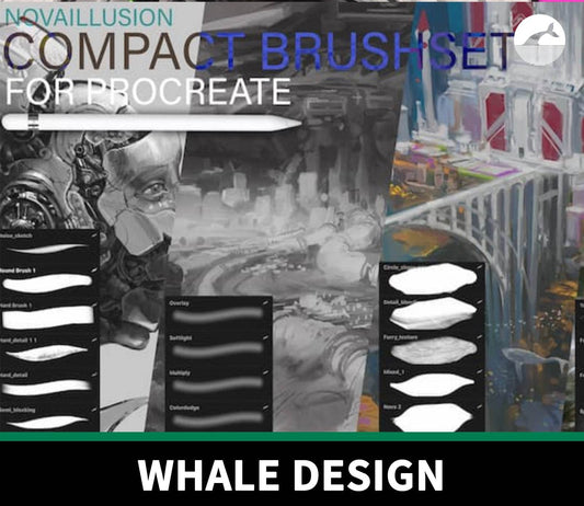 866 Fast Drawing and Sketching Brushes for CG - whaledesign