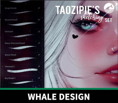 871 Taozipie's Sketching Brushes - whaledesign