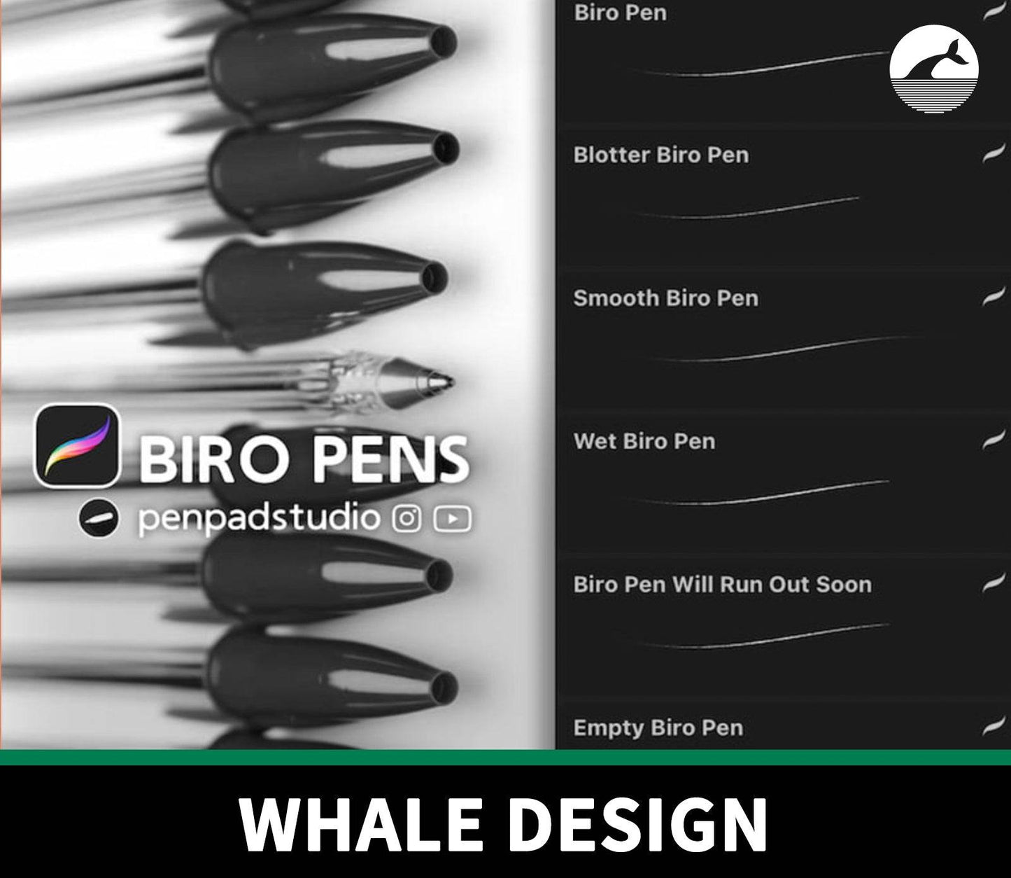 882 Penpadstudio Ballpoint Pen Brush - whaledesign