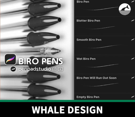 882 Penpadstudio Ballpoint Pen Brush - whaledesign