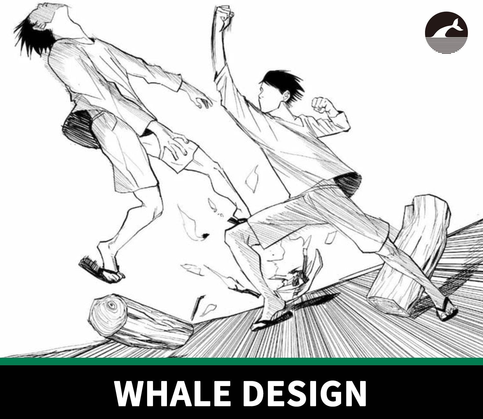 885 Manga Pixel-Style Binary Brush - whaledesign