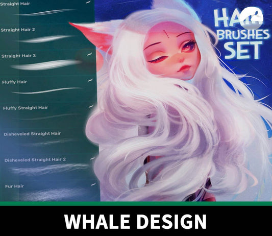 899 Di Comic Hair Brush - whaledesign