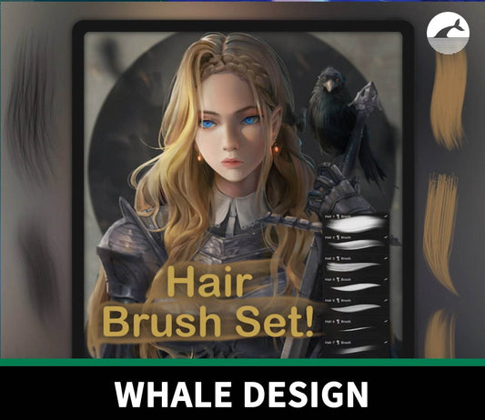 900 One Stroke, Thousands of Soft and Smooth Hair Brushes - whaledesign