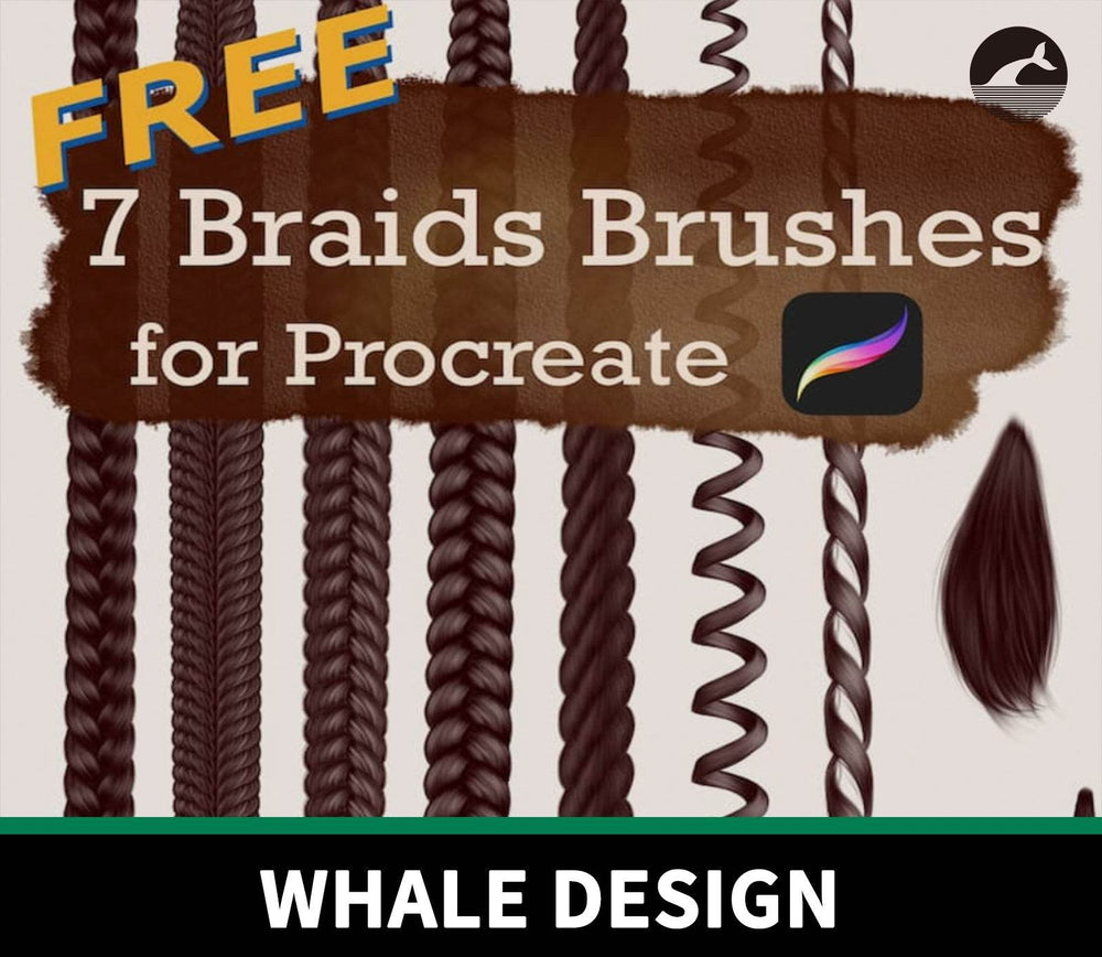 907 Portrait Hair Braid Brush - whaledesign