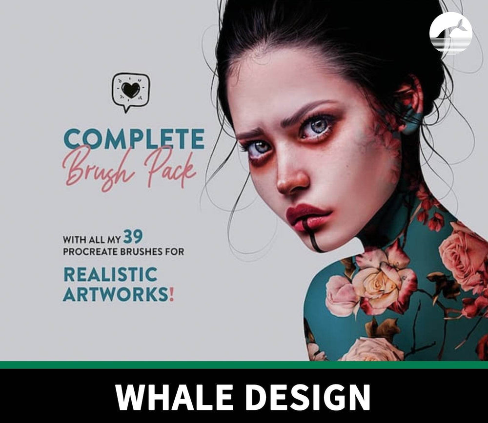 913 Laura H. Rubin 39 Advanced Portrait Brushes, Suitable for Beginners and Professionals - whaledesign
