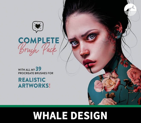 913 Laura H. Rubin 39 Advanced Portrait Brushes, Suitable for Beginners and Professionals - whaledesign