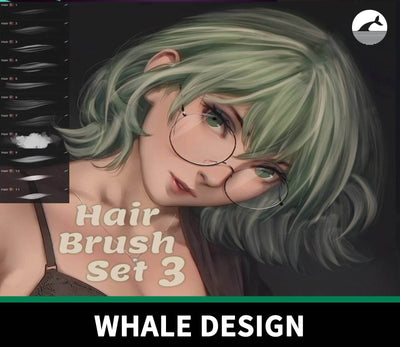 917 Shiny and Glossy Hair Brush - whaledesign