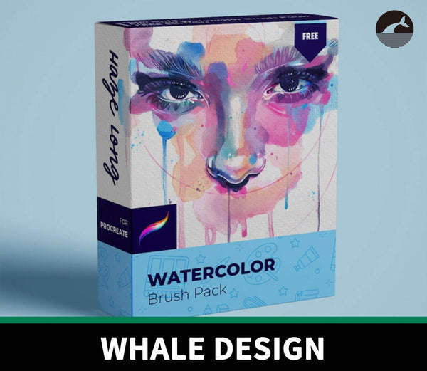 923 Haze Long Free Watercolor Brush - whaledesign