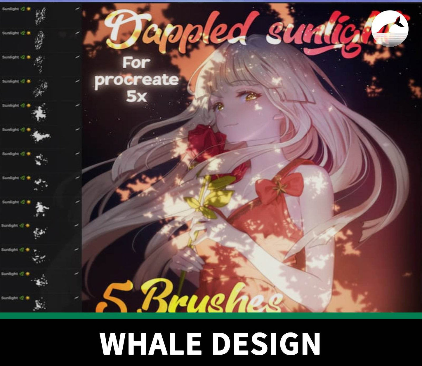 929 Attki Dappled Sunlight Brush - whaledesign