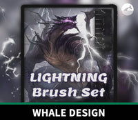 934 Lightning Brush - Rolling Thunder in the Sky - whaledesign