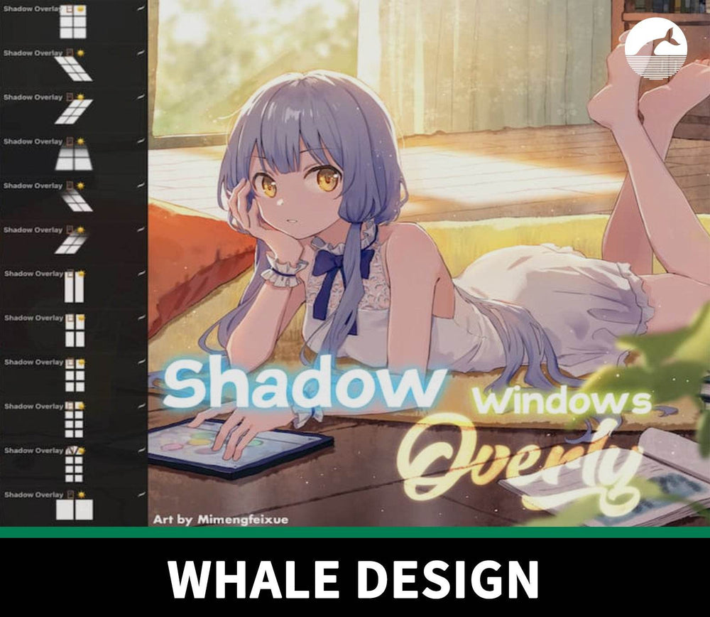 937 Attki Comic Window Light Brush - whaledesign