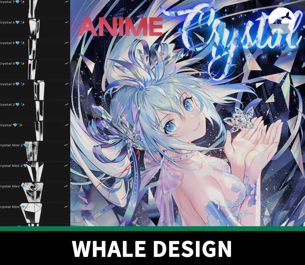 942 One of Attki Comic Crystal Brushes - whaledesign