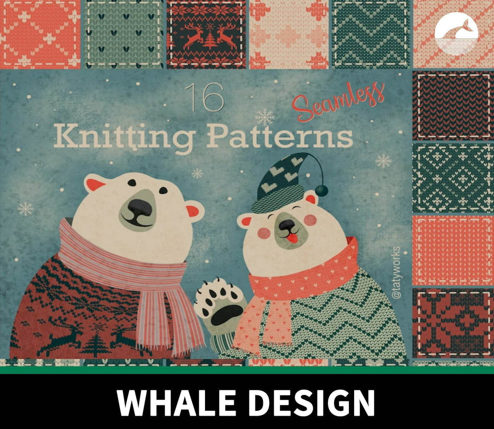 943 Seamless Knit Pattern Brush - whaledesign
