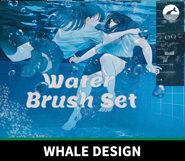 945 Water Element Brush - Water Physics Representation - whaledesign