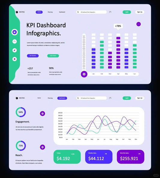 1011 Data visualization PPT that colleagues praised - whaledesign