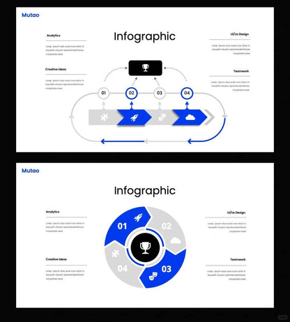 1015 Take a look at the unforgettable blue and white color PPT template - whaledesign