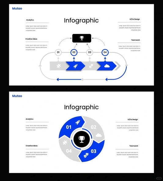 1015 Take a look at the unforgettable blue and white color PPT template - whaledesign