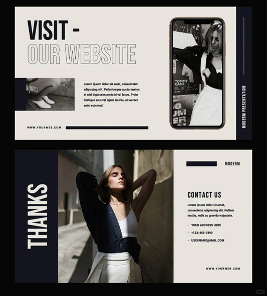 1016 A PPT template that is perfect for brand albums - whaledesign