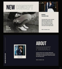1016 A PPT template that is perfect for brand albums - whaledesign