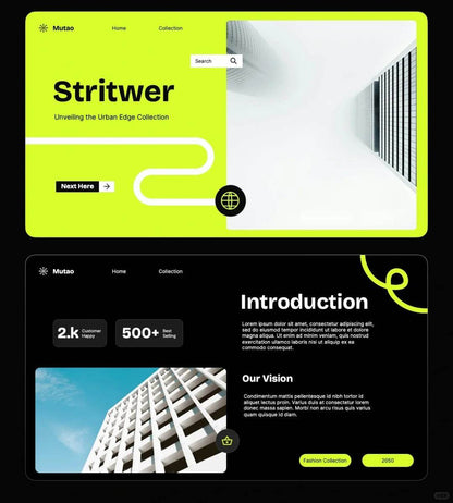 1017 Netizens said that they would release another set of advanced fluorescent green color matching PPT! - whaledesign