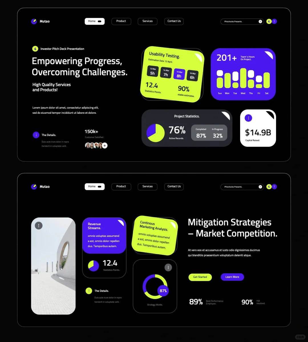 1018 Apple's Bento Box style for PPT design - whaledesign