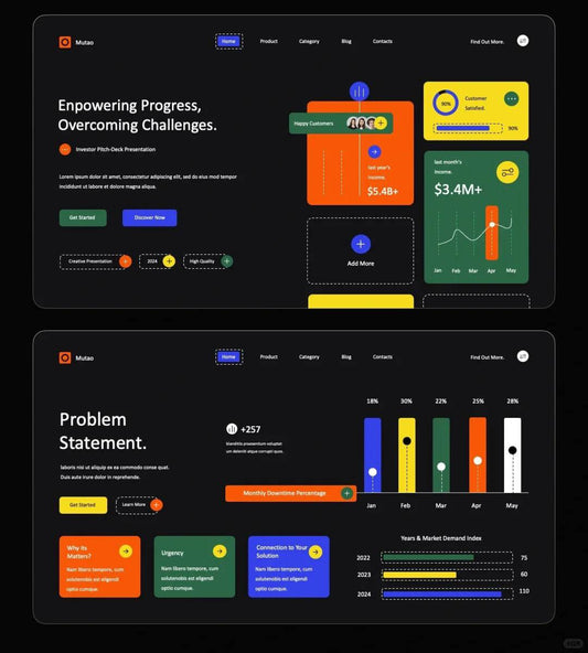 1019 Colorful and lively PPT can also be advanced! - whaledesign
