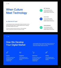 1020 Super clean blue and white color matching PPT template, limited time benefit - whaledesign