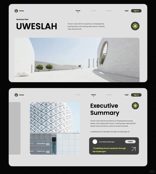 1021 High-end PPT template suitable for project reporting - whaledesign