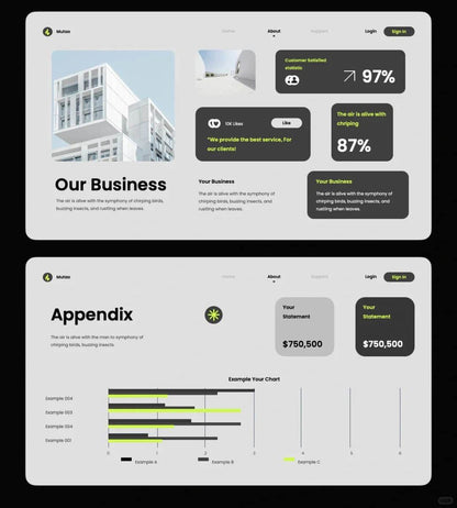 1021 High-end PPT template suitable for project reporting - whaledesign