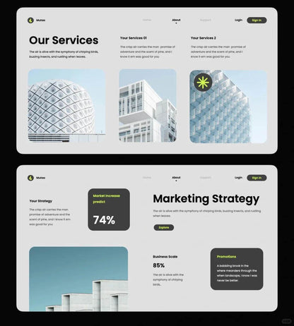 1021 High-end PPT template suitable for project reporting - whaledesign