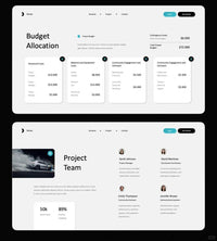 1022 Simple and clean blue and white color scheme PPT - whaledesign